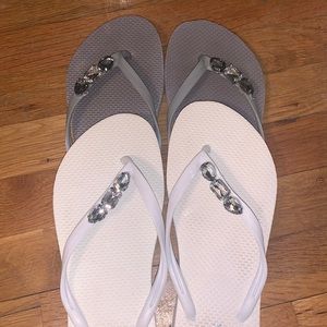 Old Navy blinged flip flops
